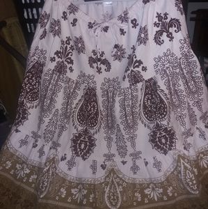 Skirt peasant bohemian